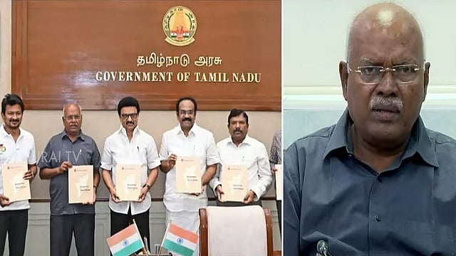 பொருளாதார ஆய்வறிக்கையை சமர்பித்த பின் ஜெயரஞ்சன் செய்தியாளர் சந்திப்பு