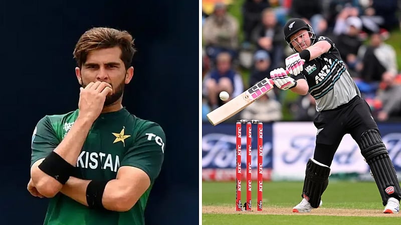 ஒரே ஓவரில் 4 சிக்சர்கள்.. ஷாஹீன் அப்ரிடியை வெளுத்த நியூசி வீரர்! PAK-க்கு இரண்டாவது தோல்வி!