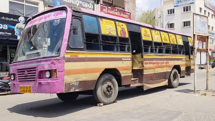 திண்டுக்கல் | பிரேக் பிடிக்காமல் ஓடிய அரசு பேருந்து