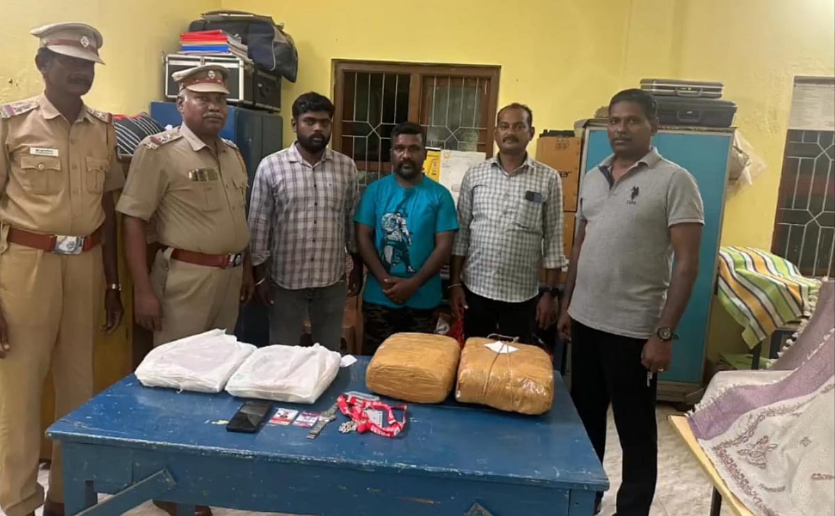 மயிலாடுதுறை | ரயிலில் கடத்தி வரப்பட்ட 16 கிலோ கஞ்சா பறிமுதல்