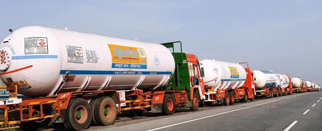 LPG டேங்கர் லாரி உரிமையாளர்கள் வேலைநிறுத்தப் போராட்டம்