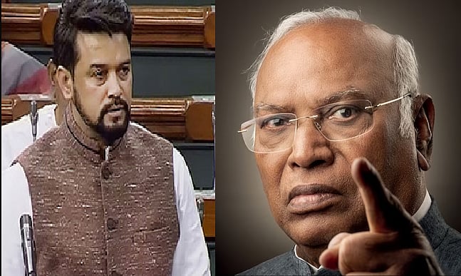 அனுராக் தாக்கூர் வைத்த குற்றச்சாட்டு.. கர்ஜித்த மல்லிகார்ஜுன கார்கே.. நடந்தது என்ன?