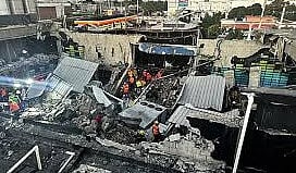 திடீரென இடிந்து விழுந்த மேற்கூரை; 184 ஆக உயர்ந்த பலி எண்ணிக்கை!