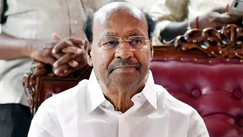 what reason of Ramadoss stands firm on pmk chief
