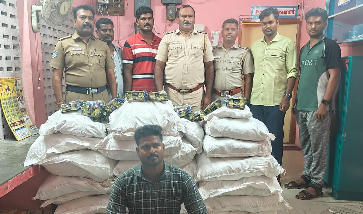 விழுப்புரம் | புகையிலை பொருட்கள் விற்பனை - சாராய வியாபாரி கைது