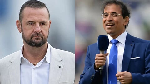 commentators harsha bhogle simon doull barred from edengardens over pitch curator