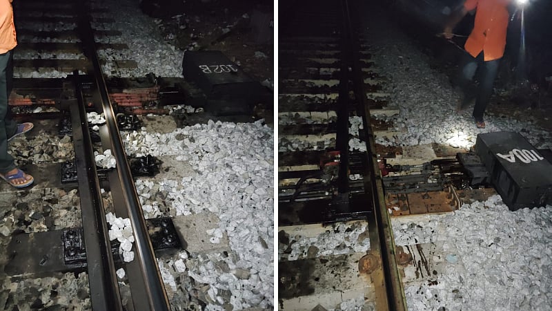 சென்னை | தண்டவாள கிராஸிங்கில் ஜல்லி கற்கள்.. ரயிலை கவிழுக்க சதியா? போலீசார் விசாரணை!