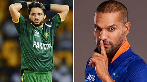 ஷாகித் அப்ரிடி - ஷிகர் தவான்