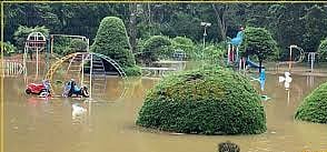 கோர முகத்தை காட்டிய மழை..வெள்ளத்தில் மூழ்கிய இலங்கை நுவரெலியா..மழை நீரில் மிதந்து சென்ற கார்கள்!