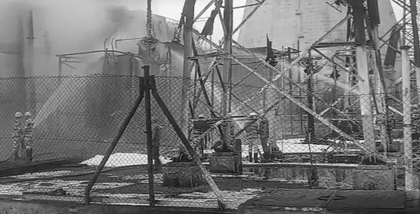 கடலூர் | என்எல்சி அனல் மின் நிலைய டிரான்பார்மரில் ஏற்பட்ட தீ விபத்து