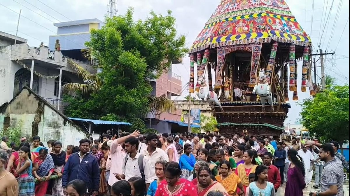 கவிச்சக்கரவர்த்தி கம்பன் பிறந்த தேரழுந்தூரில் தேர்த் திருவிழா