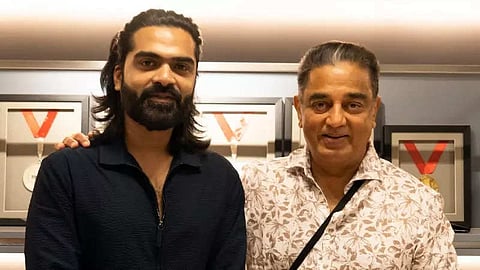 simbu says on kamalhasan place
