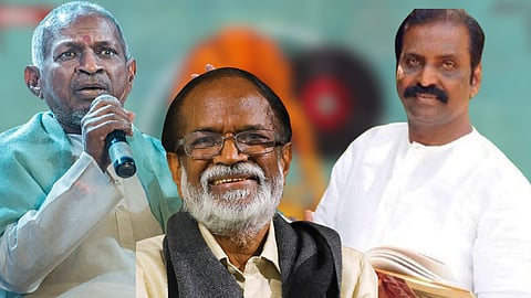 இளையராஜா, கங்கை அமரன், வைரமுத்து