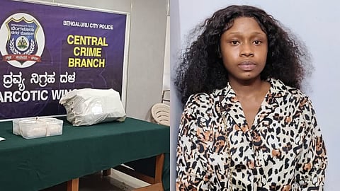 நைஜீரிய இளம்பெண் கைது