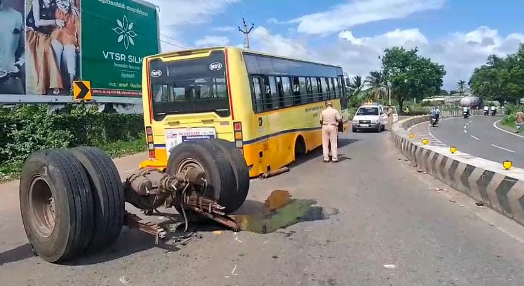 தென்காசி | ஓடும் அரசு பேருந்தில் இருந்து கழன்று ஓடிய சக்கரங்கள்