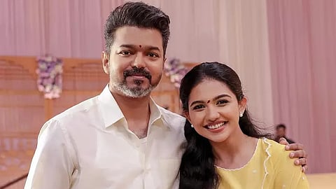 நடிகர் விஜய் - மமிதா பைஜு