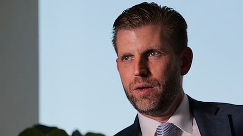 usa president  son eric trump opens door to political 