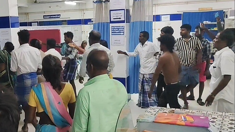 உளுந்தூர்பேட்டை அரசு மருத்துவமனையில் இரு தரப்பினரிடையே மோதல்