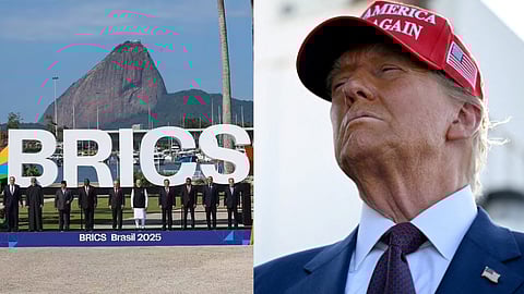 trump threatens extra 10 tariff on countries that align with anti american BRICS policies 