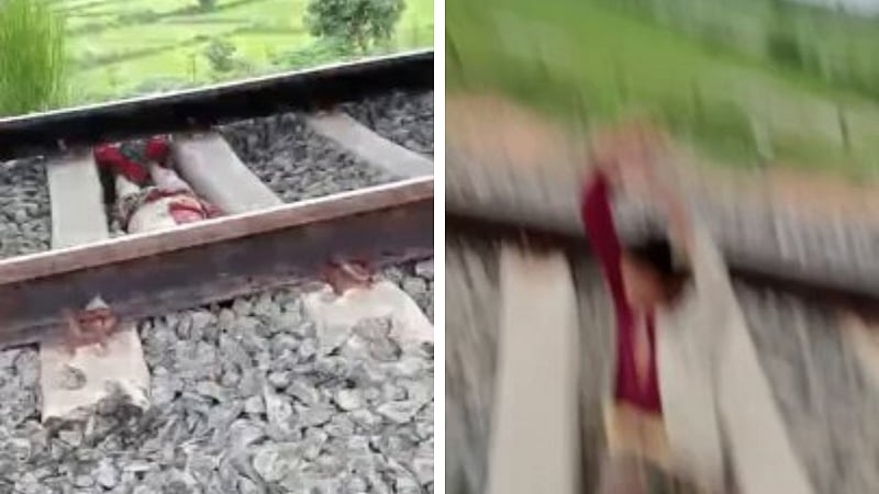 ஒடிசா| ரயில் தண்டவாளத்தில் படுத்துக்கொண்டு ஆபத்தான முறையில் ரீல்ஸ் எடுத்த சிறுவர்கள் - ஷாக் வீடியோ!