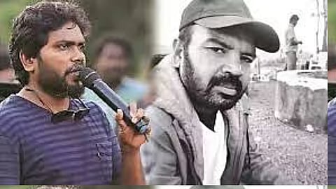 இயக்குனர் பா.ரஞ்சித் - ஸ்டண்ட் மாஸ்டர் மோகன்ராஜ் 