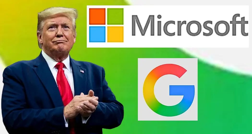 இந்தியர்களுக்கு வேலைகொடுப்பதை நிறுத்திக்கொள்ளுங்கள் - Google, Microsoft-க்கு வலியுறுத்திய டிரம்ப்!