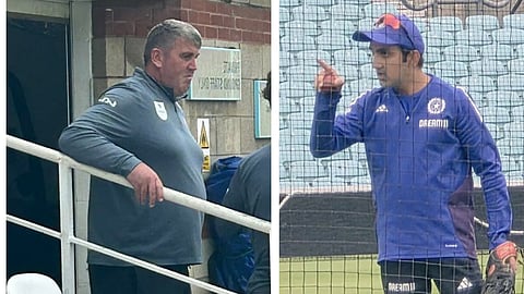 மைதான ஊழியருடன் கம்பீர் மோதல்