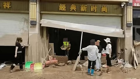 china locals hunt for jewellery worth rs 12 crore swept away in flood