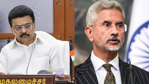CM Mk Stalin - Jaishankar, External Affairs Minister