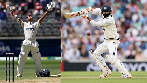 5th test india set england a target of 374 runs and ravindra jadeja world record