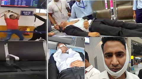 army officer attacks SpiceJet employees at srinagar airport 