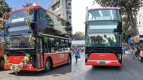 double-decker bus