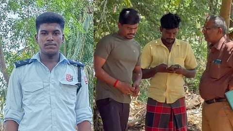 கைது செய்யபட்ட காவலாளியின் நண்பர்