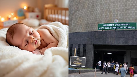 குழந்தையை மறைக்க நாடகமாடிய தந்தை