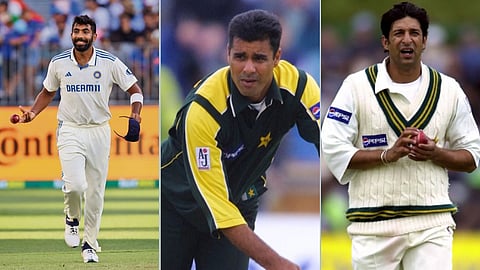 bumrah - waqar younis - wasim akram