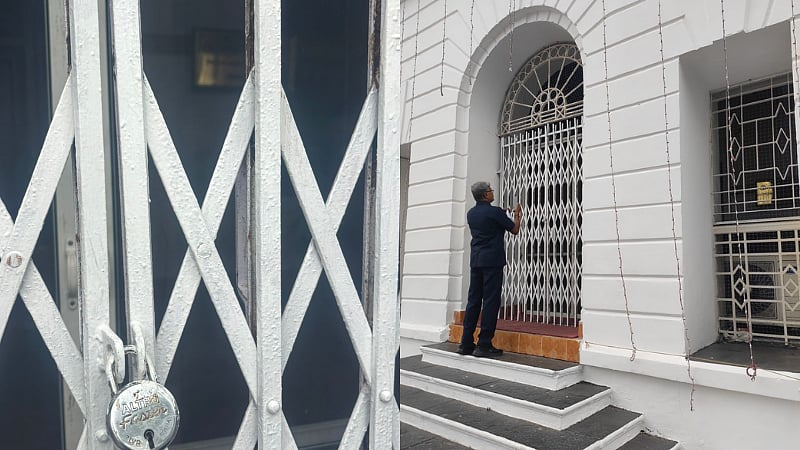 தலைமைச் செயலகத்தில் சோதனை? அமைச்சர் ஐ.பெரியசாமி அறைக்கு செல்லும் நுழைவாயிலுக்கு பூட்டு!