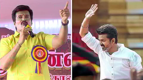 நடிகர் ரஞ்சித் - தவெக தலைவர் விஜய்