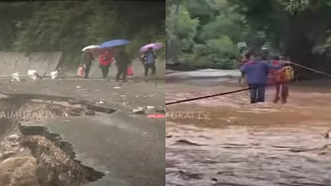 கனமழை, பெருவெள்ளத்தால் ஸ்தம்பித்து நிற்கும் இமாச்சல பிரதேசம்..