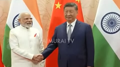 மோடி - சீன அதிபர் ஜி ஜின்பிங்
