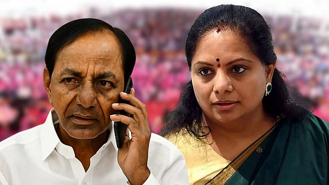 கல்வகுந்த்லா கவிதா, கே.சந்திரசேகர் ராவ்