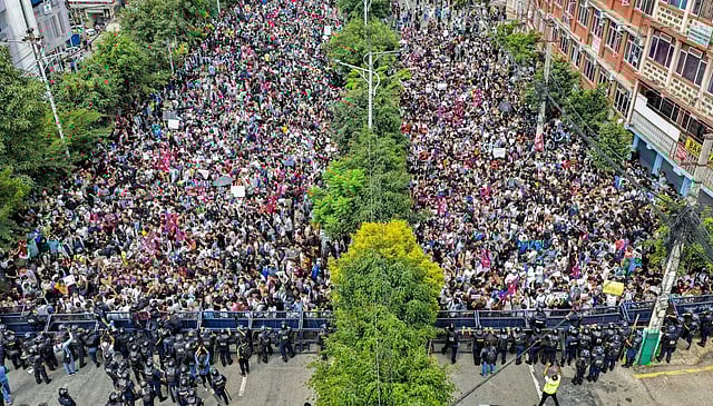 nepal protest