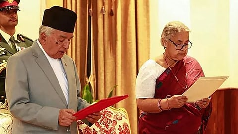 india pm modi congratulates sushila karki on taking oath as nepal pm