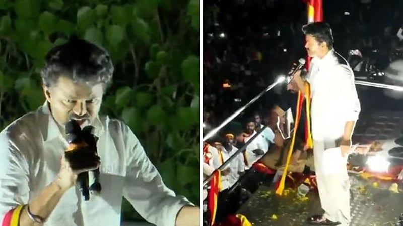 தவெக பரப்புரை| ’சொந்த மண்ணை சேர்ந்த அமைச்சர் இருந்தபோதும்..’ அரியலூர் மண்ணுக்காக பேசிய விஜய்!