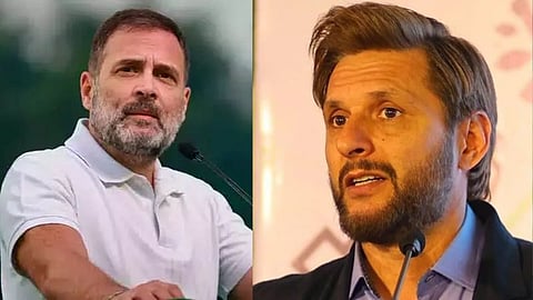 opposition reacted as pakistans shahid afridi lauds rahul gandhi