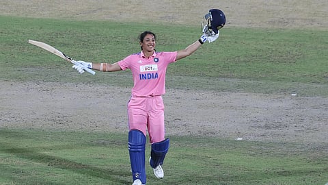 50 பந்தில் சதம் விளாசி ஸ்மிரிதி மந்தனா சாதனை