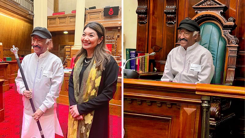 தேவாவுக்கு ஆஸ்திரேலிய பாராளுமன்றத்தில் கௌரவம்.. சபாநாயகர் இருக்கையில் அமரவைத்து மரியாதை!