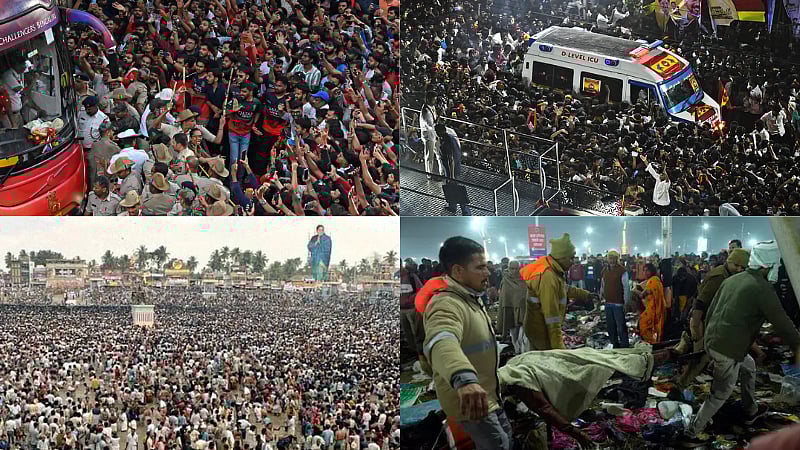 உயிரைப் பறித்த கூட்டநெரிசல்.. இதுவரை நடந்த முக்கிய சம்பவங்களின் தொகுப்பு!