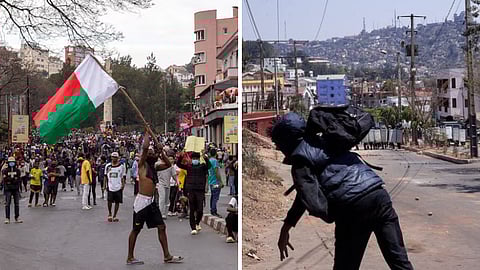  a story of Gen Z protests roiling countries across the world