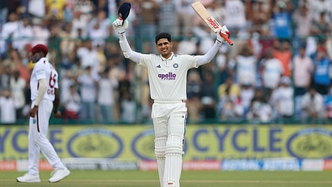 india declared for 518 runs vs WI second test