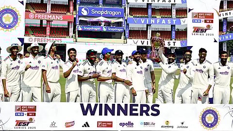 india won the 2nd test by 7 wickets vs west indies